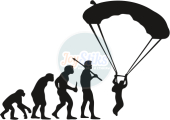 Эволюция парашютиста