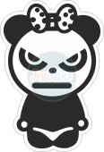 Angry Panda girl